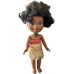 Disney Moana Singing Doll with Light Up Necklace 13"